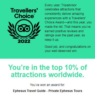 Best Tour Guide in Ephesus, Recpmmended Ephesus Tour Guide